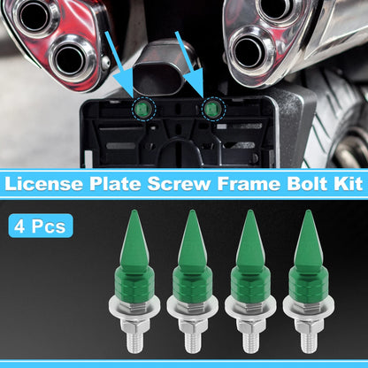 License Plate Screws Cover 5.4cm 4 pcs for Universal Motorcycle