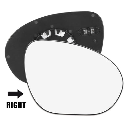 Heated Right Side Mirror Glass with Backing for Nissan Cube Juke (2009-2014)