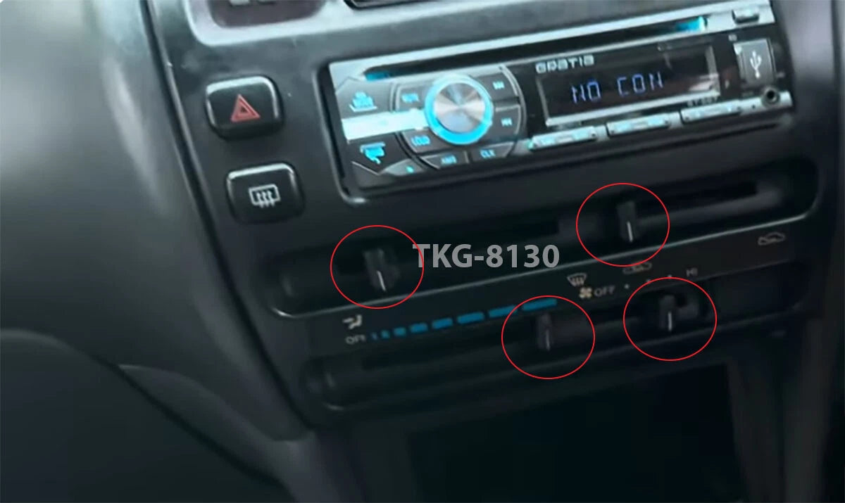5 x Air Condition Switch Trims for Toyota Corolla (1993-1997)