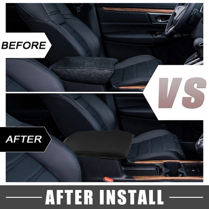 Car Center Console Armrest Cover for Toyota Camry (2012-2017) Black 1 x