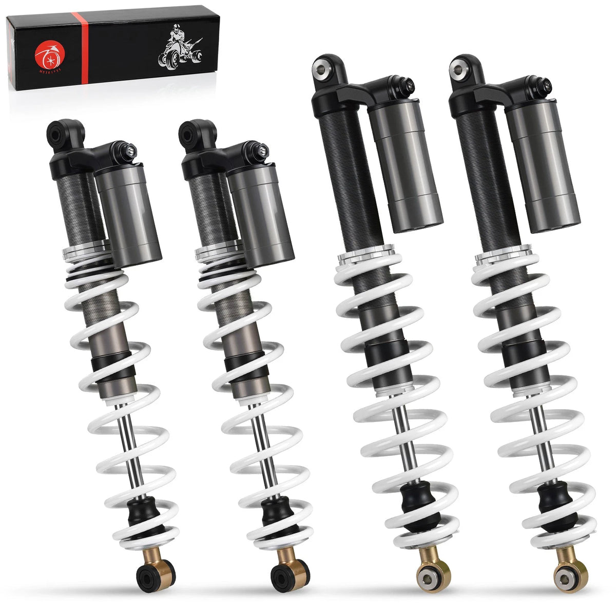 4 x Front And Rear Air Shock Absorbers for Polaris RZR S 800 EFI (2009–2012)