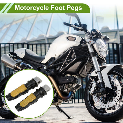 Foot Peg 5in Rear Footrest Pedal Gold Tone for Motorcycle