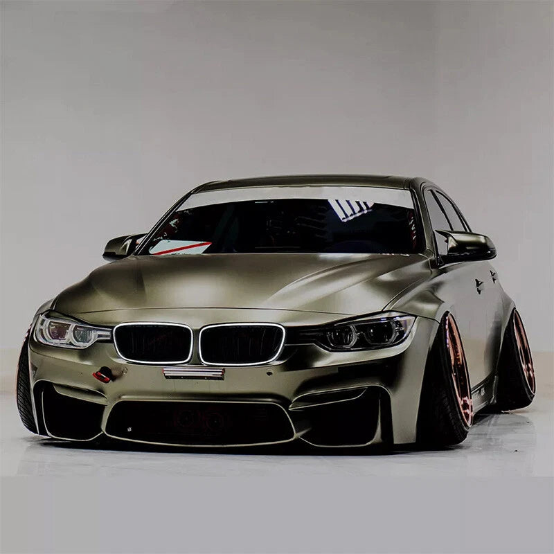 Glossy Black Front Grille LED Light Lamps for BMW 3 Series F30 F31 (2013-2018)