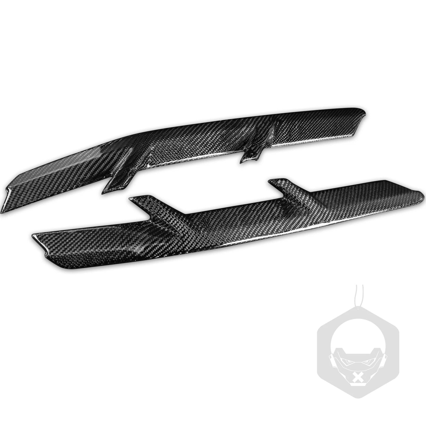 Carbon Fiber Side Fender Air Vent Covers for Chevy Corvette (2014-2019)