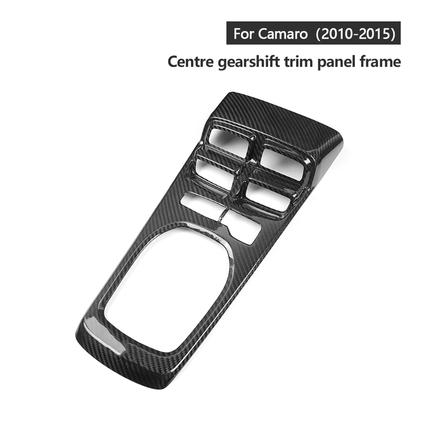 Carbon Fiber Gear Shift Panel Cover for Chevrolet Camaro (2010-2015)