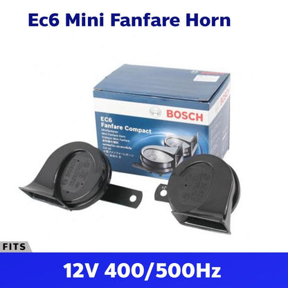 Bosch Universal Ec6 Mini Fanfare Horn Compact 12V 400/500Hz