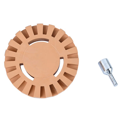 Decal Remover Eraser Wheel 4 Inch Rubber Pinstripe for Drill Arbor Adapter