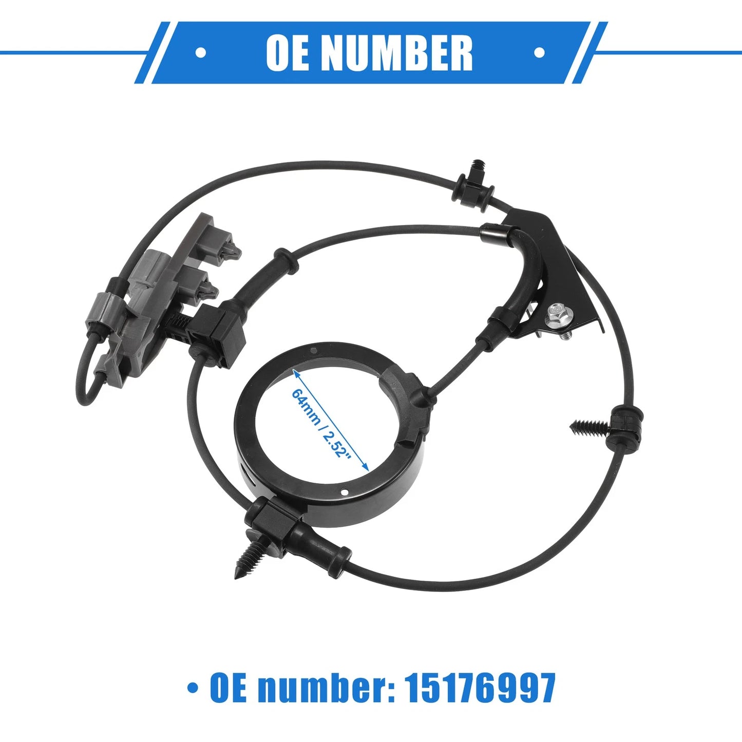 Front Left ABS Wheel Speed Sensor for Chevrolet Colorado