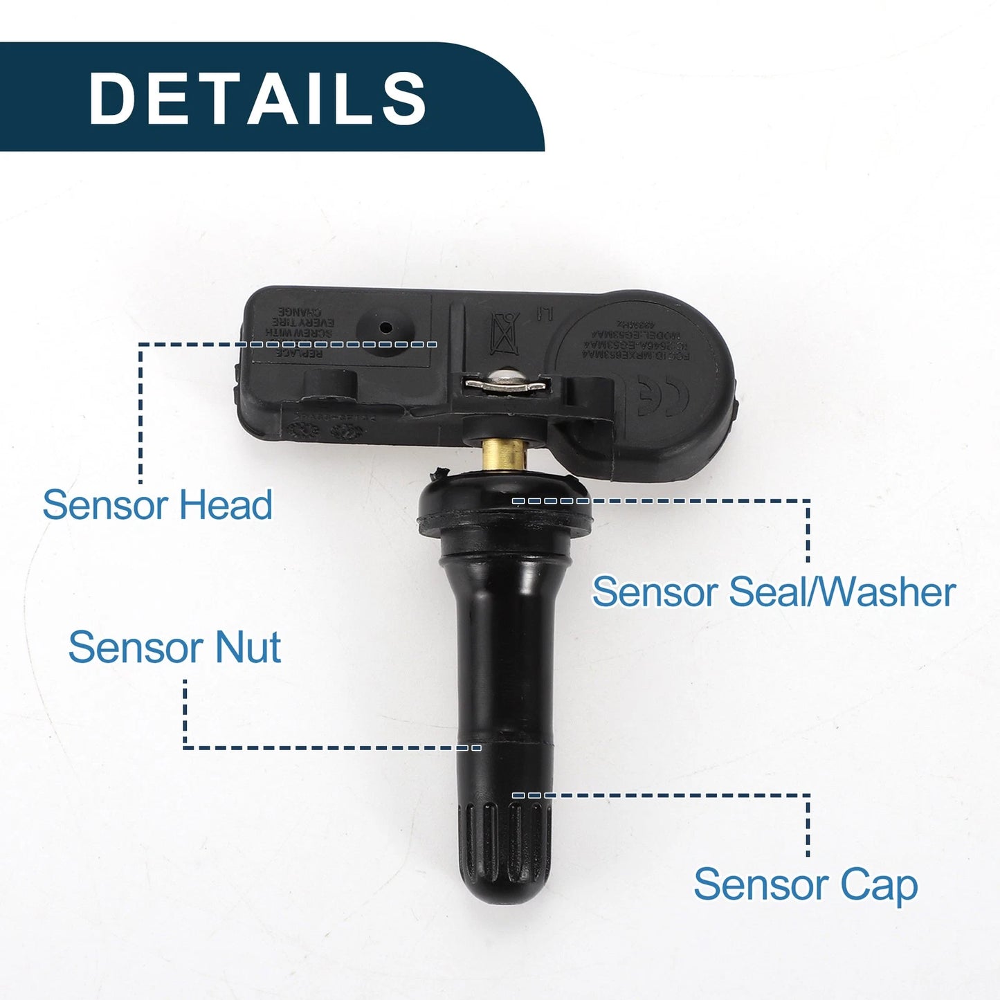 Tire Pressure Sensor 433MHz for Kia Stinger (2018-2023) 1pc