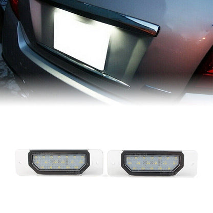 2 x LED License Plate Lights for Infiniti FX35 FX45 Q45 I30 I35 Q70
