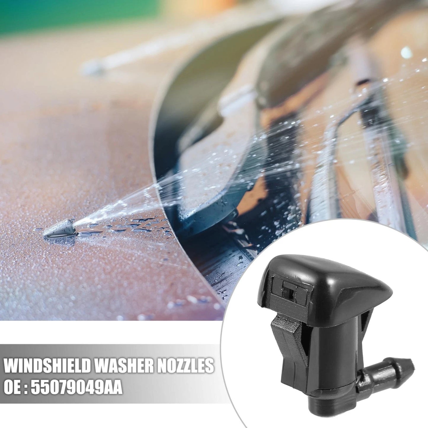 Front Windshield Wiper Nozzles for Jeep Grand Cherokee (2005-2010)