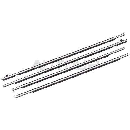 Outside Window Chrome Molding Weatherstrip Seal 4x for Toyota Venza (2009–2016)