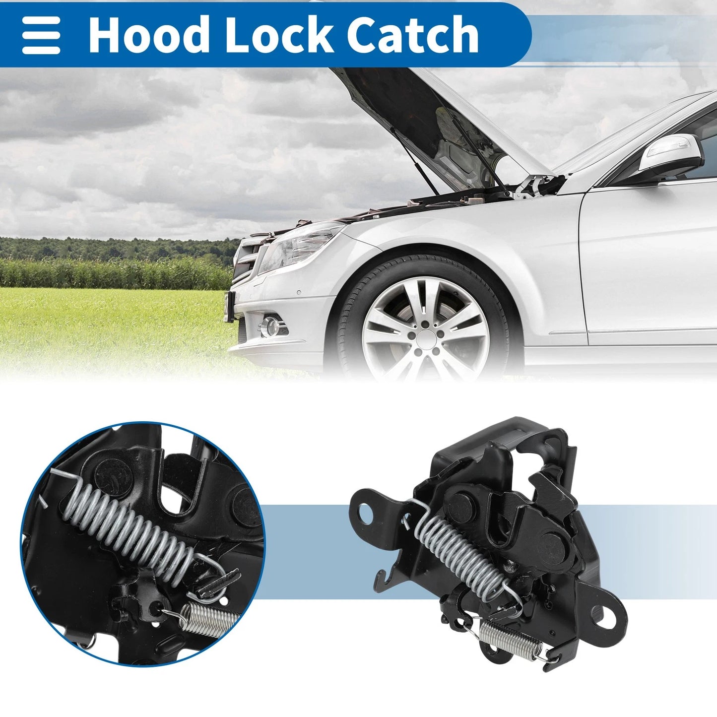 Hood Latch Assembly for Toyota Prius (2012–2017)