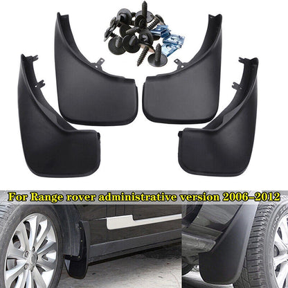 Rear & Front Mud Flap Splash Guards for Land Rover Range Rover L322 (2006-2013)