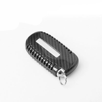 Carbon Fiber Key Case Cover for Jeep Cherokee/Renegade (2014-2023)