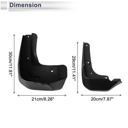 Mud Flaps Splash Guards for Acura MDX (2014-2016)