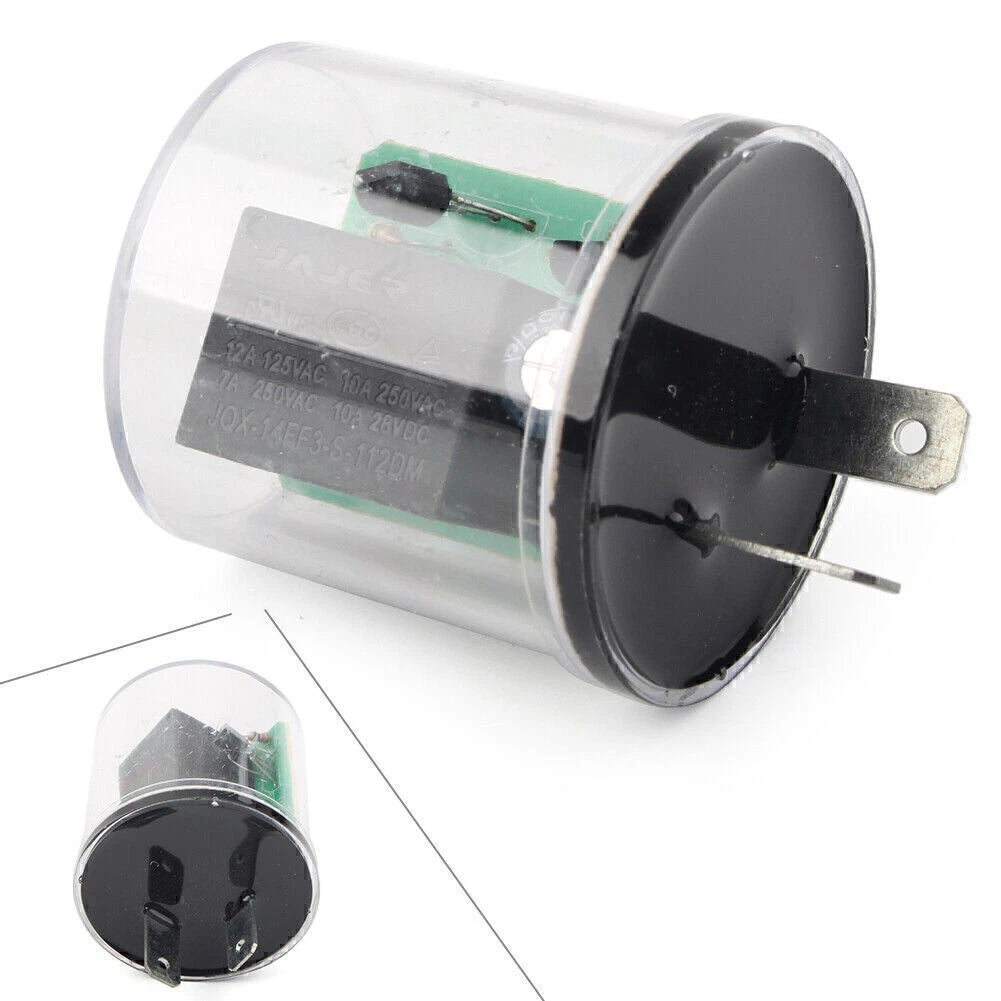 Universal 2 x PIN Turn Signal LED Flasher Blinker Relay for Waterproof 12V