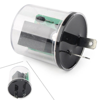 Universal 2 x PIN Turn Signal LED Flasher Blinker Relay for Waterproof 12V