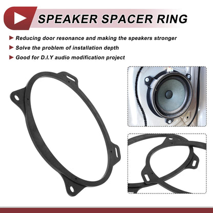 Speaker Spacer Ring Adaptor 6x9 2 x for Toyota Camry (2002–2011)