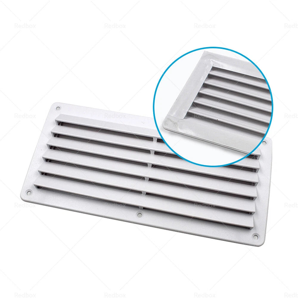 Rectangular Louvered Air Vent 260 x 125mm for Caravan RV Boat Marine