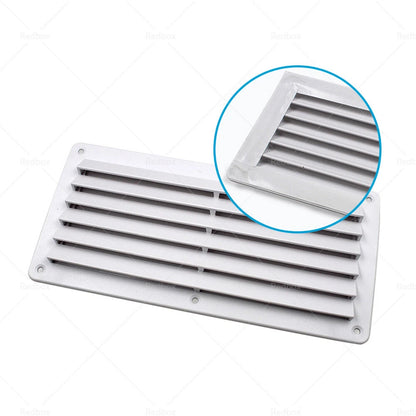 Rectangular Louvered Air Vent 260 x 125mm for Caravan RV Boat Marine