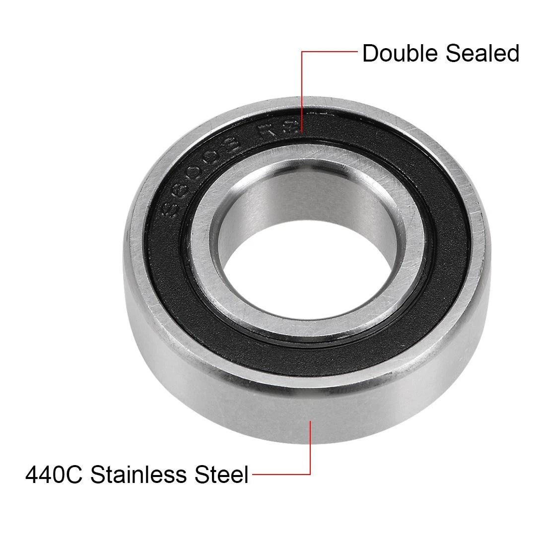 17x35x10mm Stainless Steel Ball Bearing for S6003-2RS Bearings