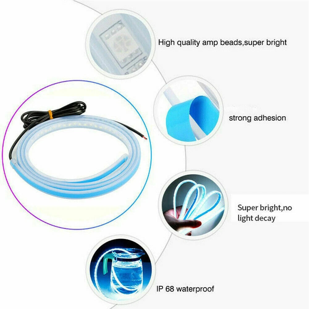 180cm Flexible Daytime Running Light Strip for Car