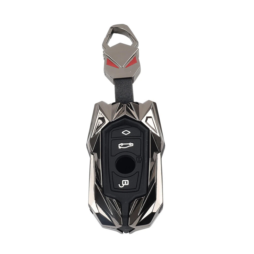 Black Remote Key Fob Cover for BMW 1 2 3 4 5 6 7 Series X3 X4 M2 M3 M4 M5 M6