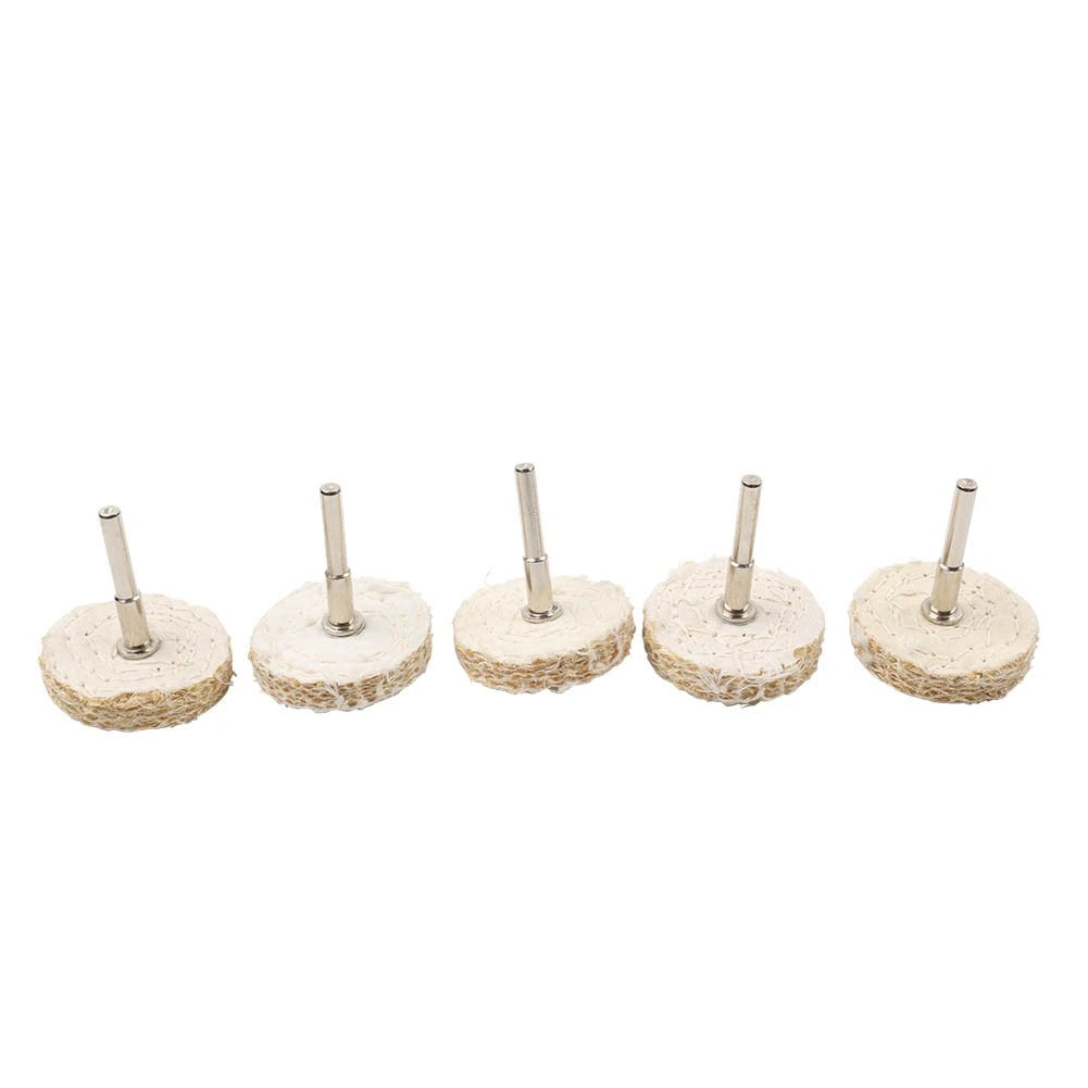 5 x 2" Sisal Cloth Buffing Wheels for Polishing Stainless Steel