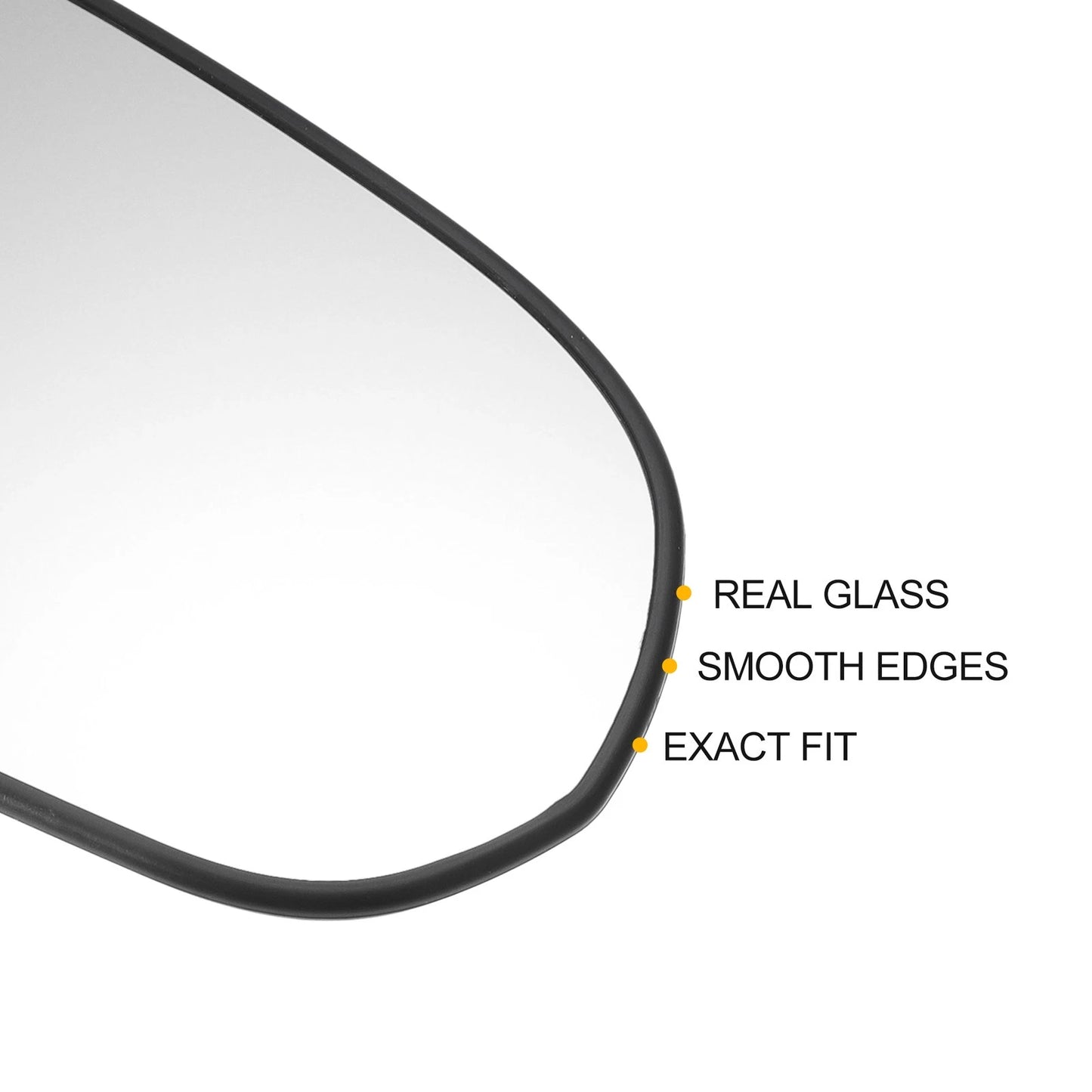Right Side Heated White Mirror Glass for Honda Odyssey (2006-2008)