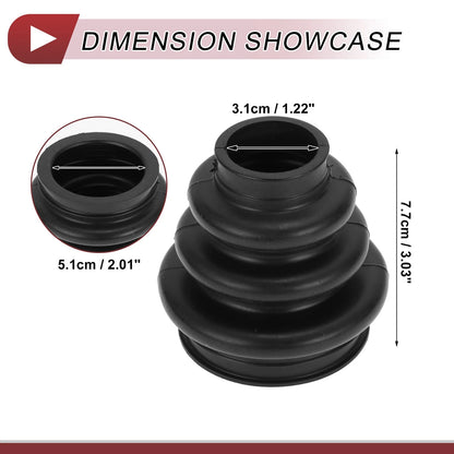 Outer CV Joint Boot Kit with Clamps for BMW 525i (2006-2007)
