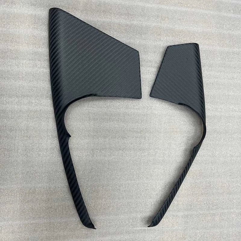 Matte Carbon Fiber Console VDC Switch Panel Cover Trim for Nissan GT-R R35 09-16