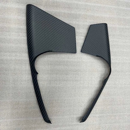Matte Carbon Fiber Console VDC Switch Panel Cover Trim for Nissan GT-R R35 09-16