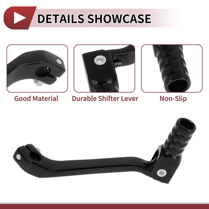 Folding Motorcycle Gear Shifter Lever for Kayo K6 Black