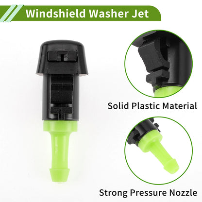 Windshield Washer Nozzle w/ Hose Connector for Chrysler
