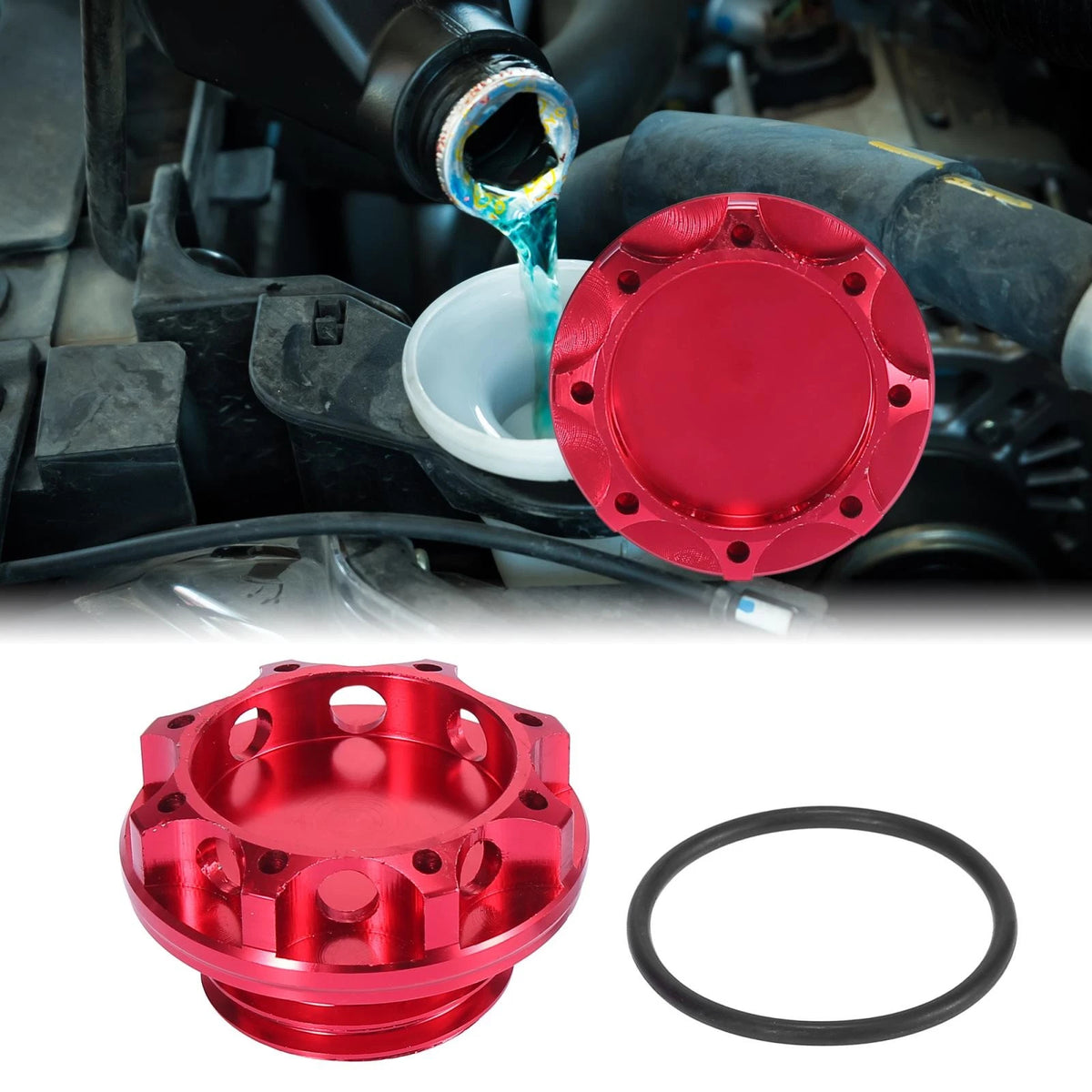 Aluminum Alloy Fuel Tank Cap Cover for Subaru