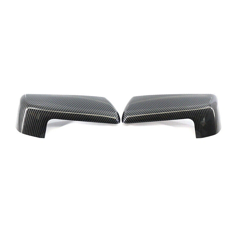 2 x Carbon Fiber Mirror Cap Covers for Chevy Silverado 1500 (2019-2022)