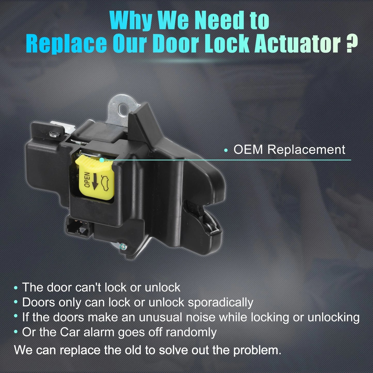 Rear Liftgate Door Lock Actuator Motor for Kia Rio (2018-2021)