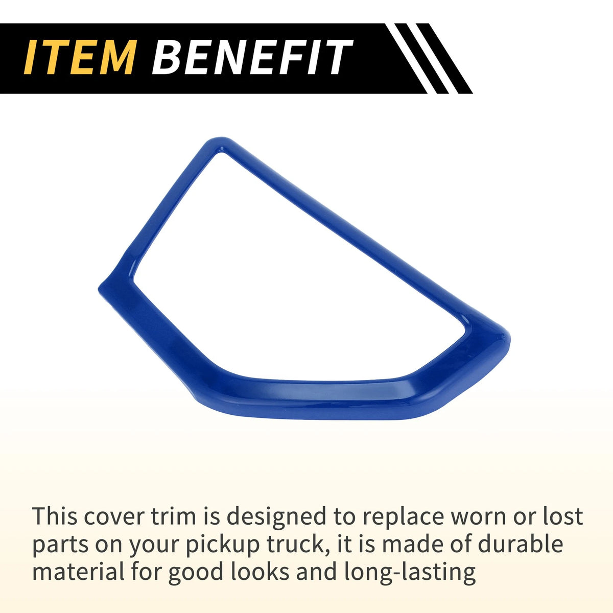 A Pillar Speaker Cover Trim for Jeep Wrangler JL JLU (2018-2024) - ABS Blue