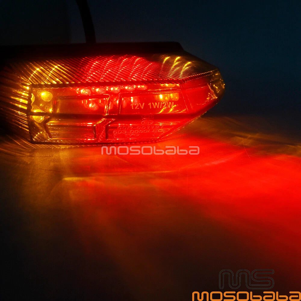 Universal LED Tail Light Turn Signals Brake Lights for Harley Honda Suzuki Yamaha