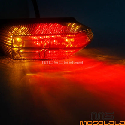 Universal LED Tail Light Turn Signals Brake Lights for Harley Honda Suzuki Yamaha