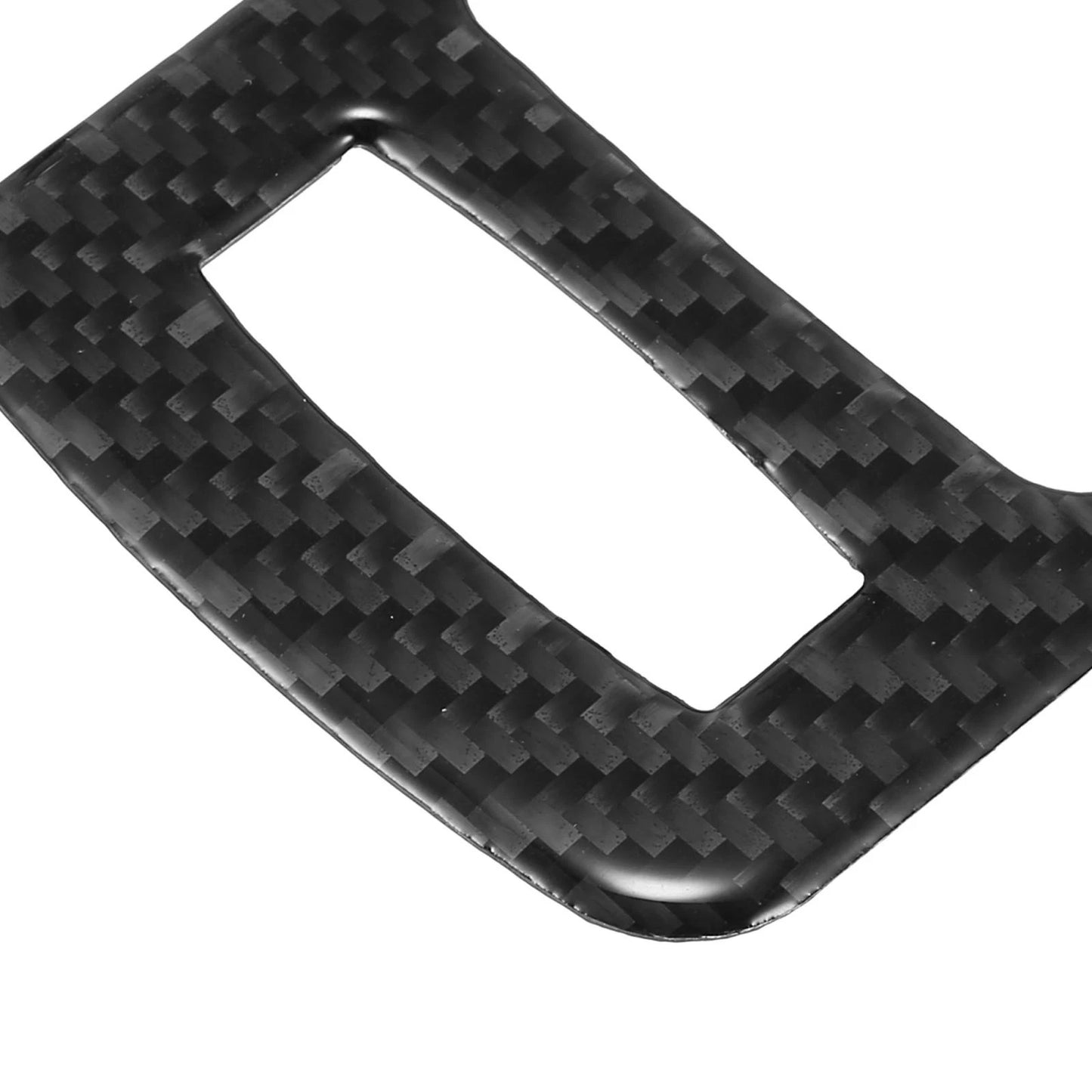 2 x Car Door Handle Bowl Carbon Fiber Trim Covers for Ford Mustang (2009-2013)