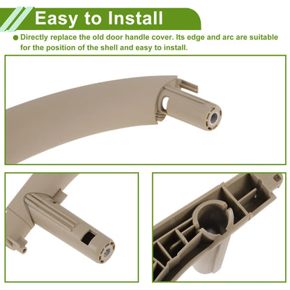 Door Panel Handle Pull Trim Cover for BMW X5 F15 (2014-2018) Beige