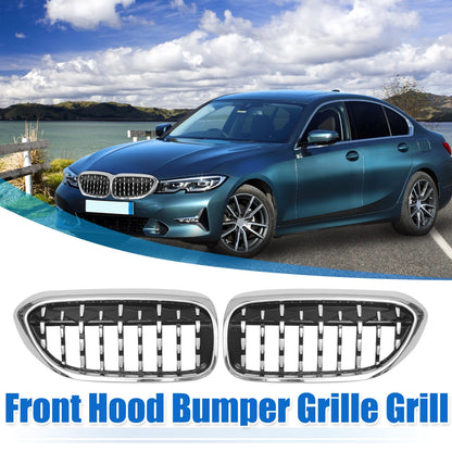 Hood Bumper Grille for BMW 530e 530i 540d 540i xDrive G30 (2017) 1 Pair