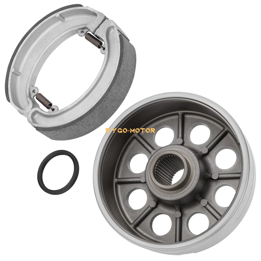 Rear Brake Drum Hub Shoes Kit for Honda Fourtrax 300 (1988–2000)