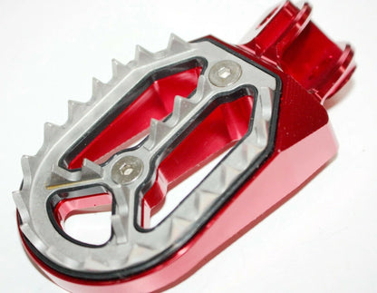 CNC Red Stainless Foot Pegs for KTM 65SX Motorcycle