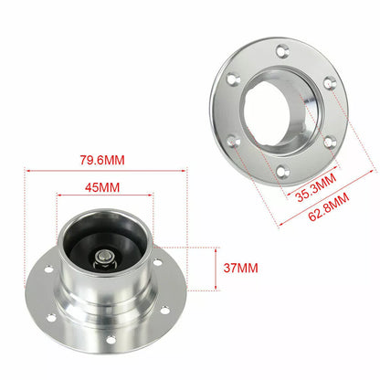 Billet Fuel Filler Neck for Universal Pop-Up Gas Cap Flush Mount