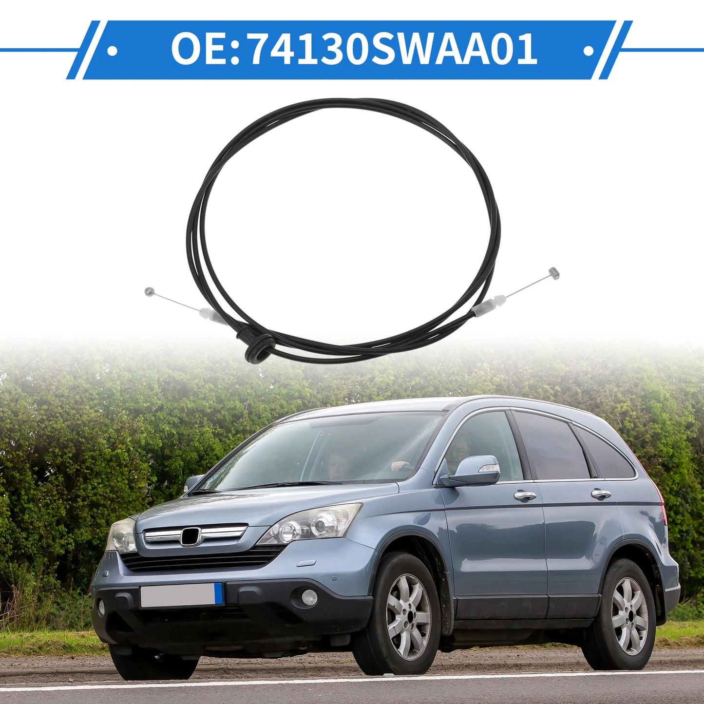Hood Latch Release Cable for Honda CR-V (2007-2009)