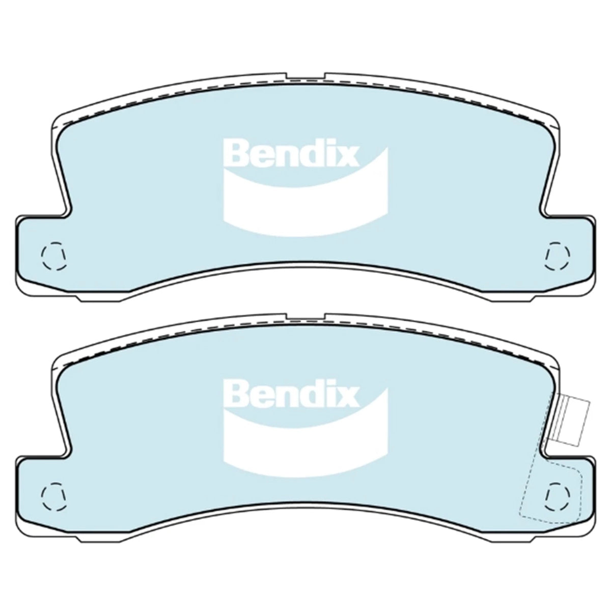 GCT Rear Disc Brake Pad for Toyota Camry (1988–2002)