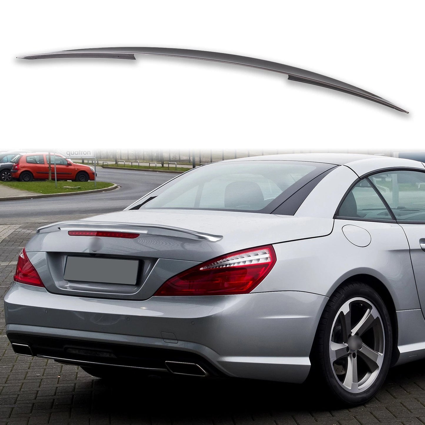 ABS Boot Spoiler for Mercedes SL R231 (2013-2020) Dolomite Brown